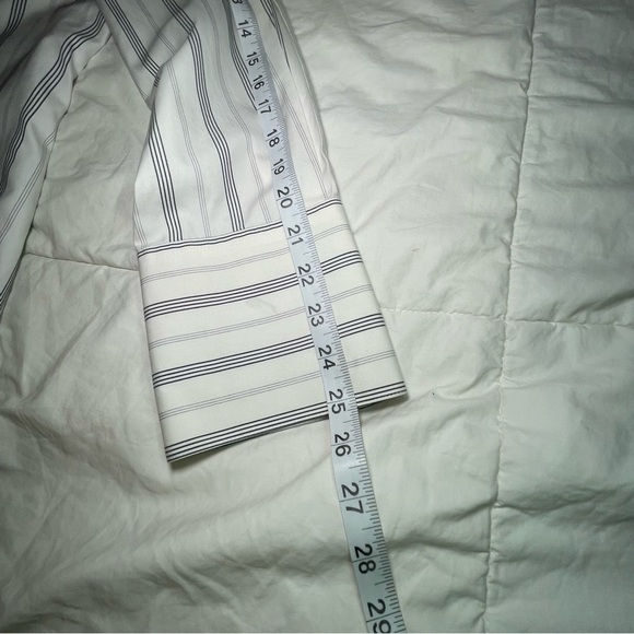 Women’s Jones NY Striped Button-Down Shirt - Picture 8 of 13